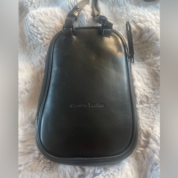 Off White Mens Genuine Leather Small Messenger Bag - Picture 2 of 8